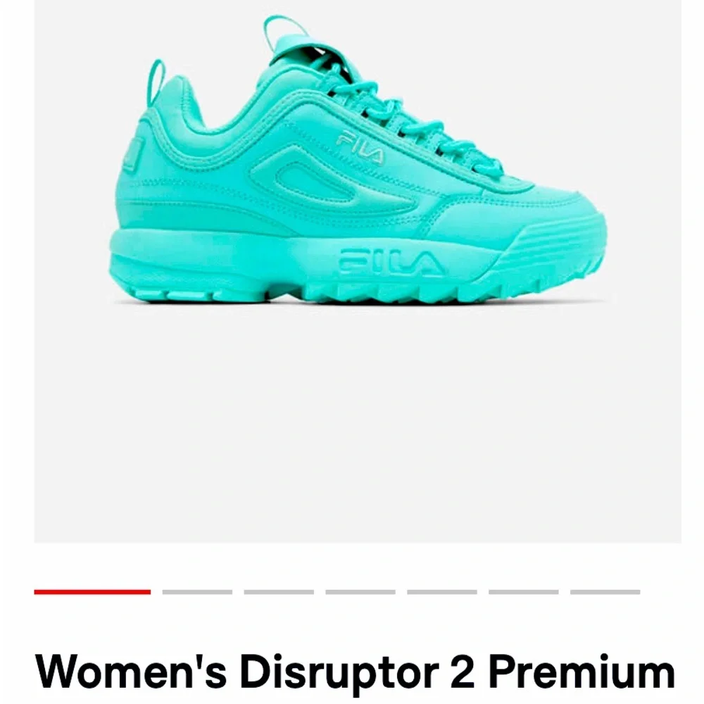 Fila Disruptors 2 leather sneakers, Aruba blue